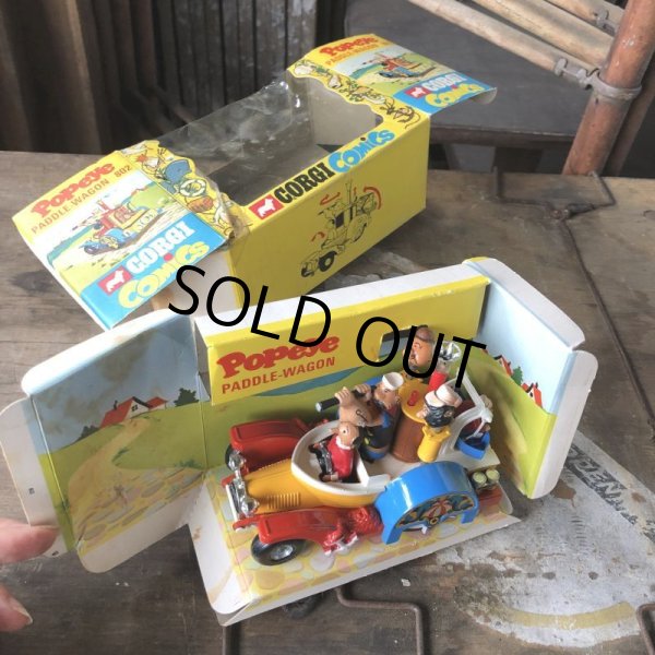 画像5: 60s Vintage Popeye CORGI Comics Die-cast Paddle Wagon (C110) (5)