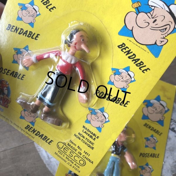 画像5: 80s Vintage Popeye Bendable Set (C109) (5)