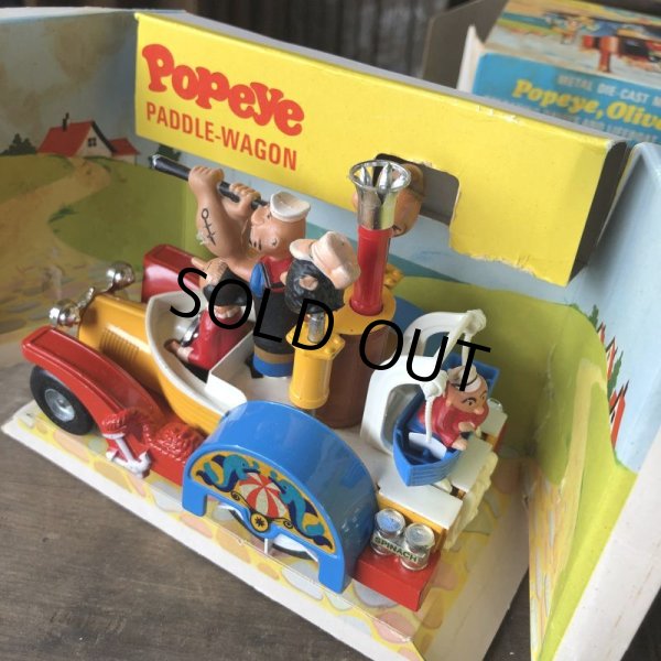 画像9: 60s Vintage Popeye CORGI Comics Die-cast Paddle Wagon (C110) (9)