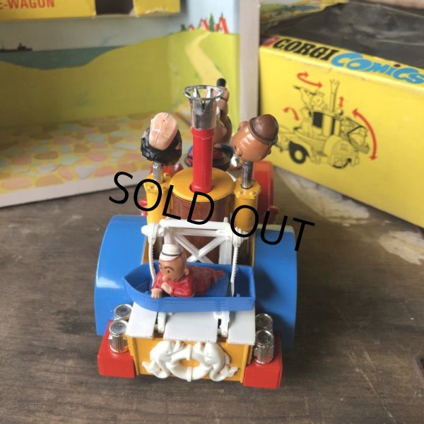 画像14: 60s Vintage Popeye CORGI Comics Die-cast Paddle Wagon (C110) (14)