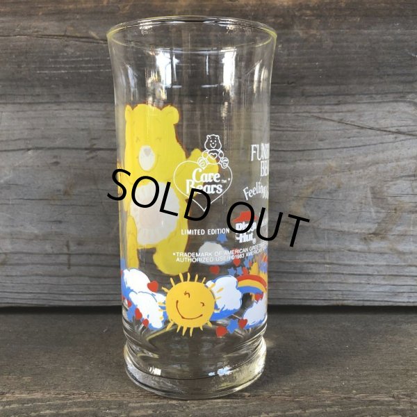 画像2: 80s Vintage Glass Pizza Hut Care Bear Funshine (C128) (2)