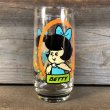 画像1: 80s Vintage Glass Pizza Hut Flintstone Kids Betty (C122) (1)