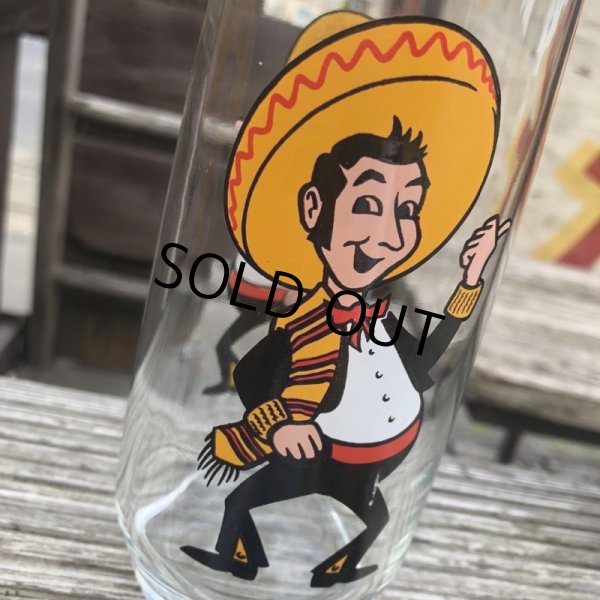 画像5: 70s Vintage Glass Pancho's Meican Restaurant (C139) (5)