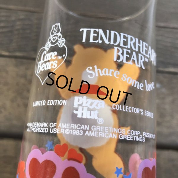 画像4: 80s Vintage Glass Pizza Hut Care Bear Tenderheart (C131) (4)