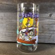 画像2: 90s Vintage Glass Hardee's Flintstones (C124) (2)