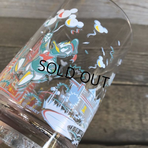 画像5: 90s Vintage McDonald Glass Walt Disney World 25th Anniversary Donald Duck (C118) (5)