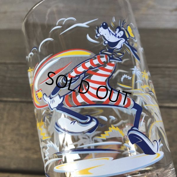 画像4: 90s Vintage McDonald Glass Walt Disney World 25th Anniversary Goofy (C117) (4)