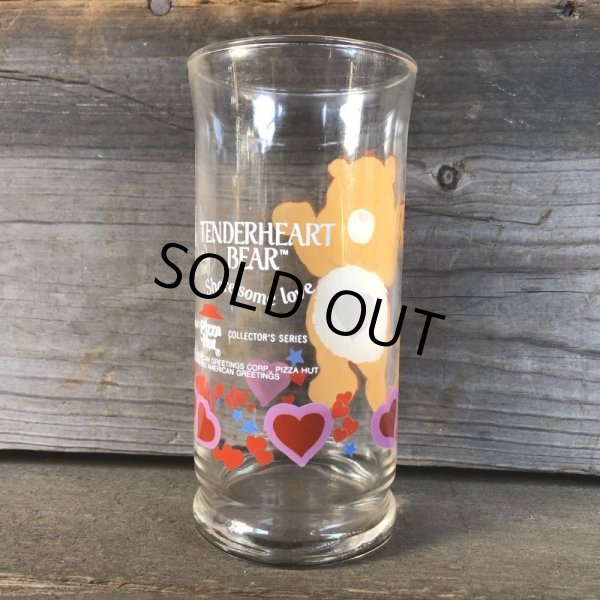 画像3: 80s Vintage Glass Pizza Hut Care Bear Tenderheart (C131) (3)