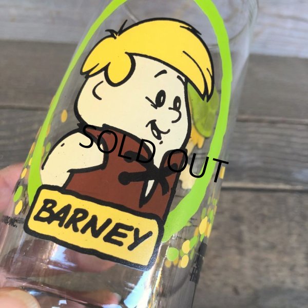 画像5: 80s Vintage Glass Pizza Hut Flintstone Kids Barney (C121) (5)