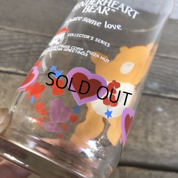 画像5: 80s Vintage Glass Pizza Hut Care Bear Tenderheart (C131) (5)
