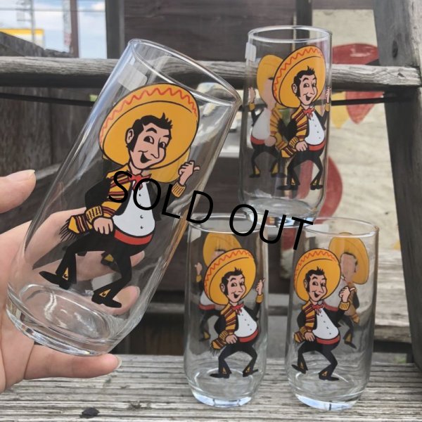 画像6: 70s Vintage Glass Pancho's Meican Restaurant (C139) (6)