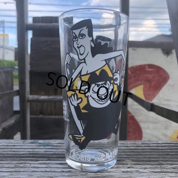 画像5: 70s Vintage Pepsi Glass Boris & Natasha (C172) (5)
