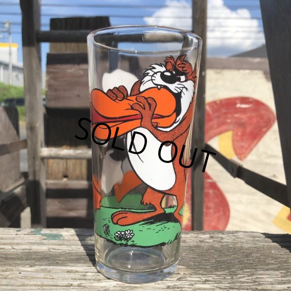画像3: 70s Vintage Pepsi Glass Taz & Daffy Duck (C170) (3)
