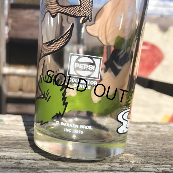 画像5: 70s Vintage Pepsi Glass Taz & Porky Pig (C169) (5)