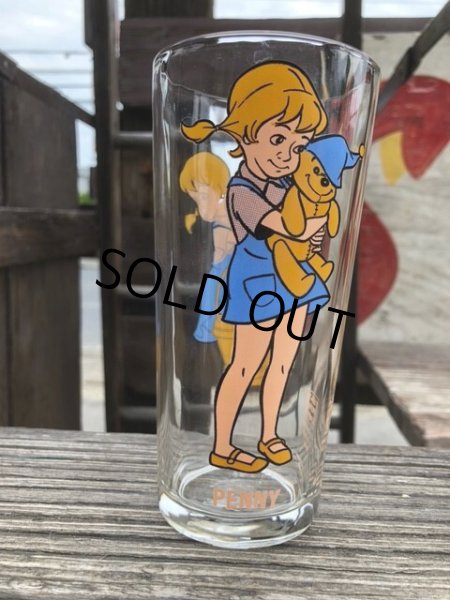 画像1: 70s Vintage Pepsi Glass THE RESCUERS Penny (C157 ) (1)