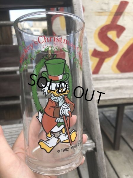 画像7: 80s Vintage Coca Cola Glass  Mickey's Christmas Carol (C149) (7)