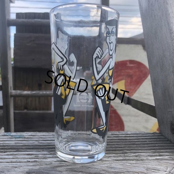 画像8: 70s Vintage Pepsi Glass Boris & Natasha (C172) (8)