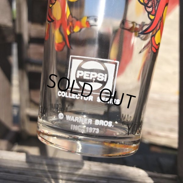 画像2: 70s Vintage Pepsi Glass Yosemite Sam (C165) (2)