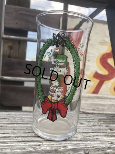 画像3: 80s Vintage Coca Cola Glass  Mickey's Christmas Carol (C149) (3)