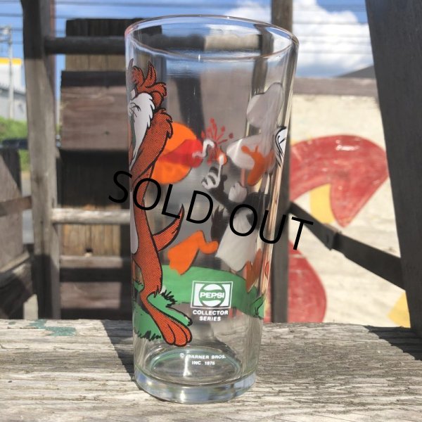 画像4: 70s Vintage Pepsi Glass Taz & Daffy Duck (C170) (4)