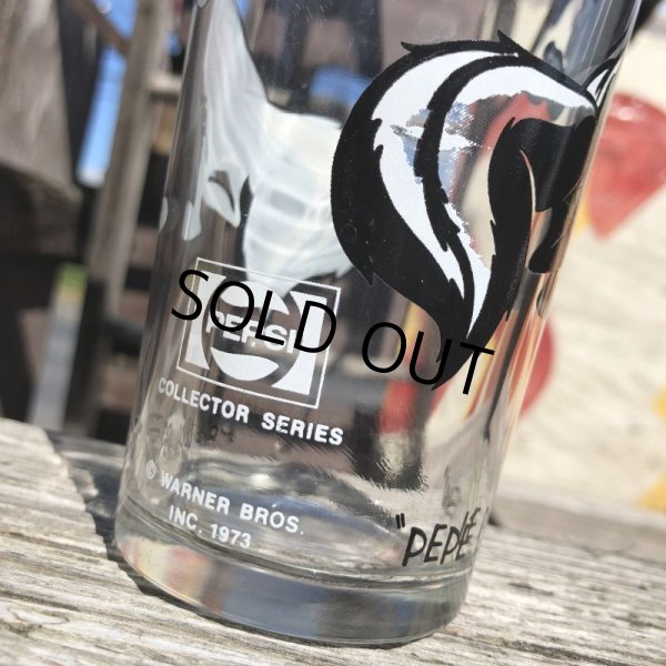 画像2: 70s Vintage Pepsi Glass Pepe Le Pew (C160) (2)