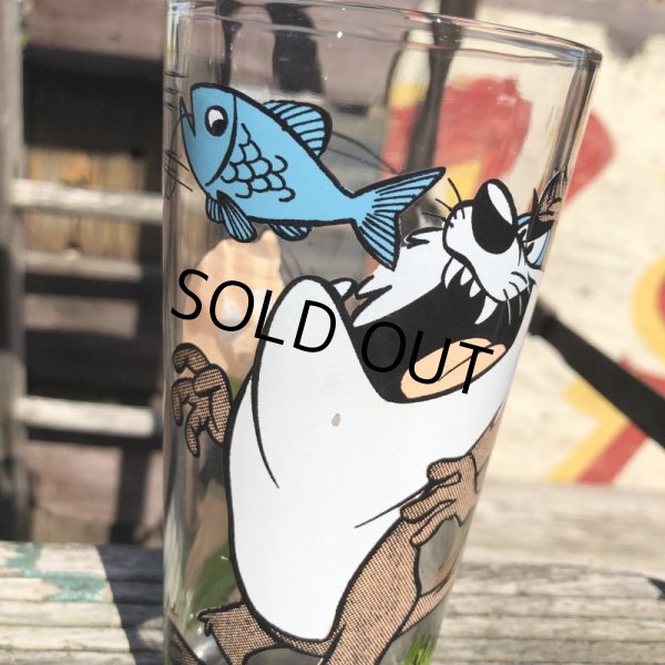 画像6: 70s Vintage Pepsi Glass Taz & Porky Pig (C169) (6)