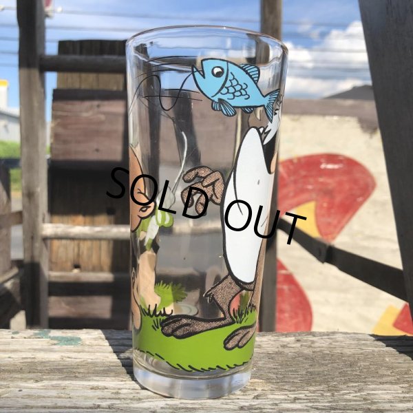 画像2: 70s Vintage Pepsi Glass Taz & Porky Pig (C169) (2)