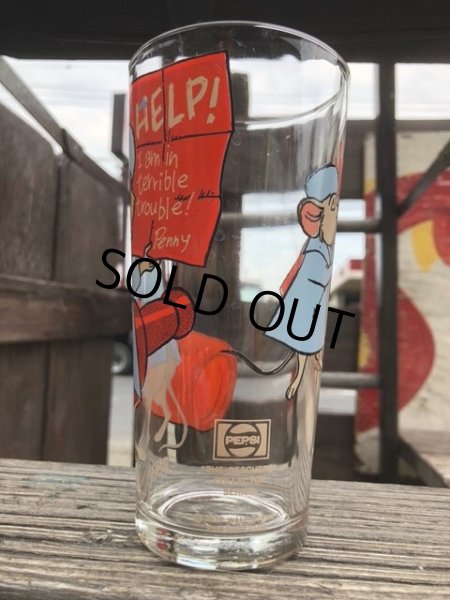 画像2: 70s Vintage Pepsi Glass THE RESCUERS Bianca (C155) (2)