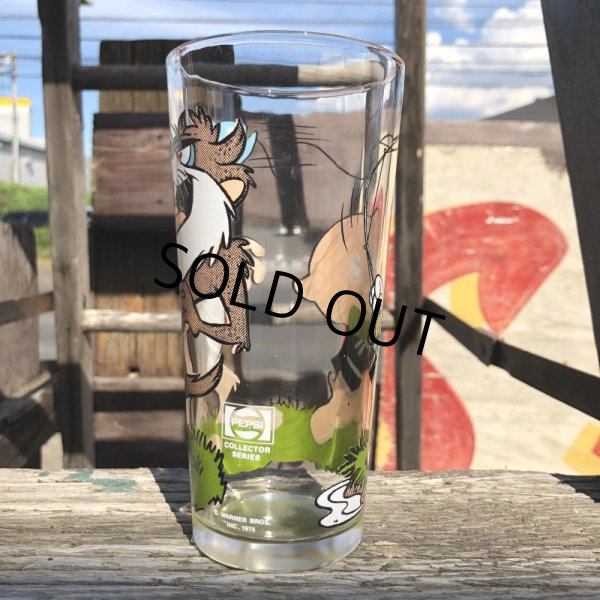画像4: 70s Vintage Pepsi Glass Taz & Porky Pig (C169) (4)