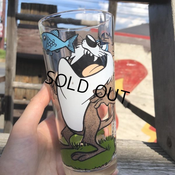 画像8: 70s Vintage Pepsi Glass Taz & Porky Pig (C169) (8)