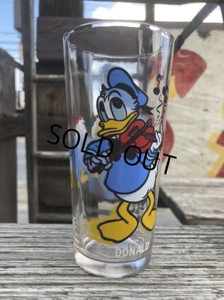 画像1: 70s Vintage Pepsi Glass Donald (C151) (1)