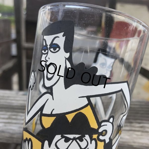 画像3: 70s Vintage Pepsi Glass Boris & Natasha (C172) (3)