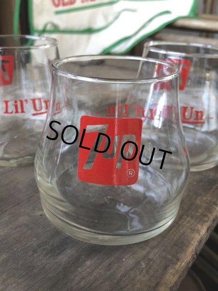 画像7: 70s Vintage 7UP Glass Lil' Un 300ml 10.14oz (C179) (7)