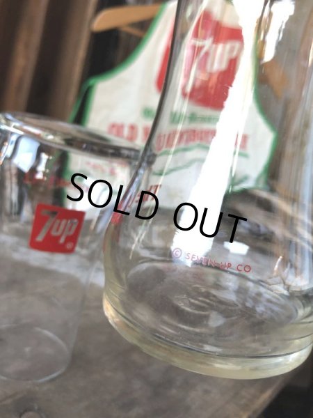 画像3: 70s Vintage 7UP Glass The UnCola Upside Down  (C180) (3)