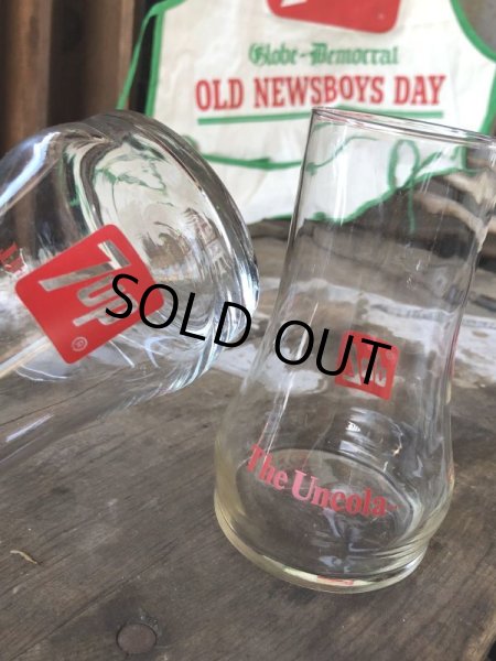 画像2: 70s Vintage 7UP Glass The UnCola Upside Down  (C180) (2)