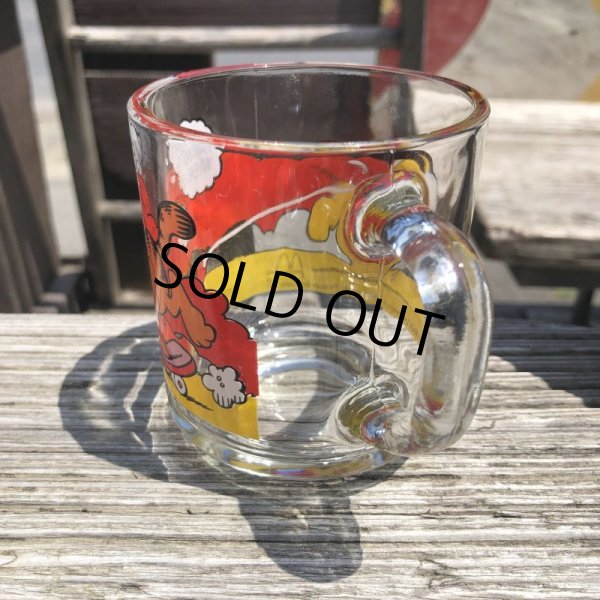 画像4: 80s Vintage ANCHOR HOCKING Glass McDonald's GARFIELD Mug Cup (C185) (4)