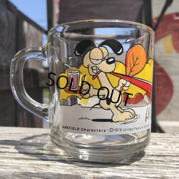 画像3: 80s Vintage ANCHOR HOCKING Glass McDonald's GARFIELD Mug Cup (C186) (3)