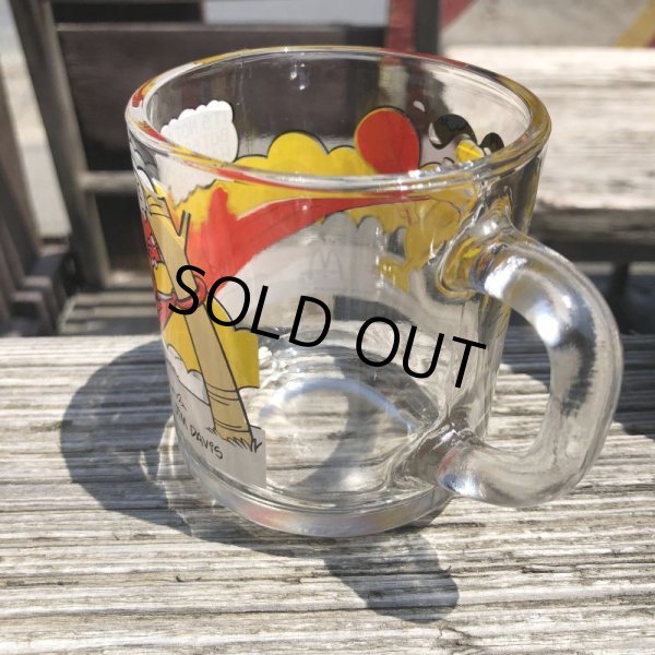 画像4: 80s Vintage ANCHOR HOCKING Glass McDonald's GARFIELD Mug Cup (C186) (4)