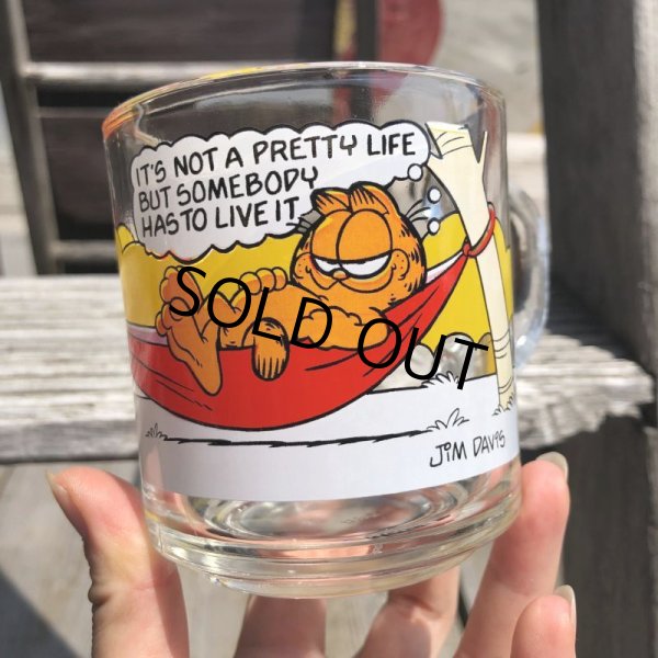 画像6: 80s Vintage ANCHOR HOCKING Glass McDonald's GARFIELD Mug Cup (C186) (6)