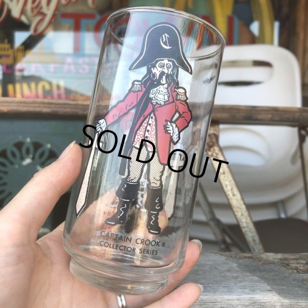画像7: 70s Vintage Glass McDonaland Collector Series Captain Crook (C192) (7)