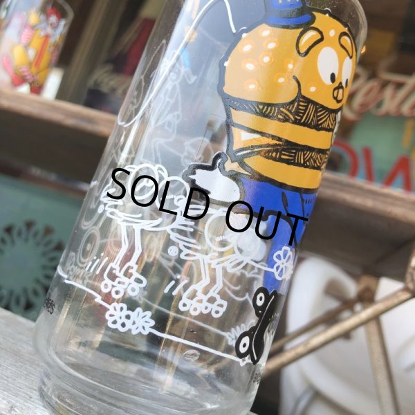 画像5: 70s Vintage Glass McDonaland Action Series Big Mac Police (C190) (5)