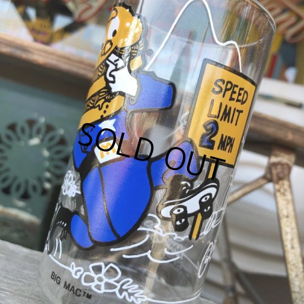 画像6: 70s Vintage Glass McDonaland Action Series Big Mac Police (C190) (6)