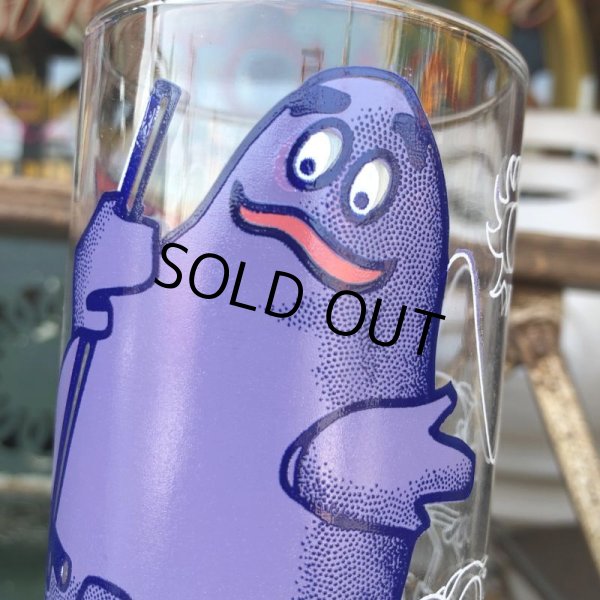 画像5: 70s Vintage Glass McDonaland Action Series Grimace (C188) (5)