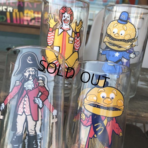 画像8: 70s Vintage Glass McDonaland Collector Series Captain Crook (C192) (8)