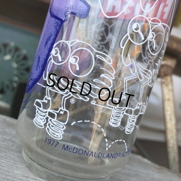 画像4: 70s Vintage Glass McDonaland Action Series Grimace (C188) (4)