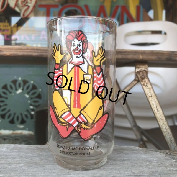 画像1: 70s Vintage Glass McDonaland Collector Series Ronald McDonald (C195) (1)