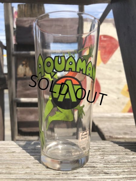 画像3: 70s Vintage Pepsi Glass Aquaman (C217) (3)
