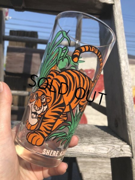 画像10: 70s Vintage Pepsi Glass Disney The Jungle Book Shere Khan (C216) (10)