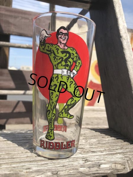 画像3: 70s Vintage Pepsi Glass Riddler (C218) (3)