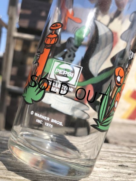 画像4: 70s Vintage Pepsi Glass Daffy Duck & Pepe Le Pew (C203) (4)